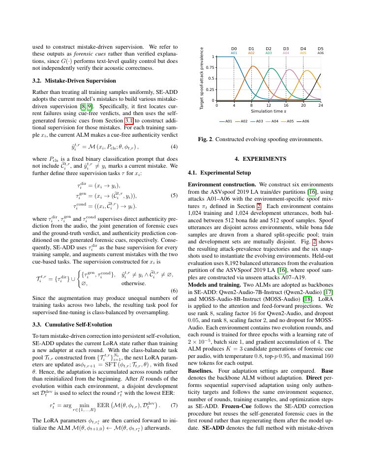 Page 3 of SE-ADD: Self-Evolving Audio Deepfake Detection with Mistake-Driven Supervision