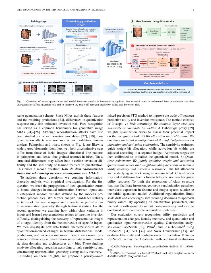 Page 2 of On the Relationship between Model Quantization and Model Inversion Attacks