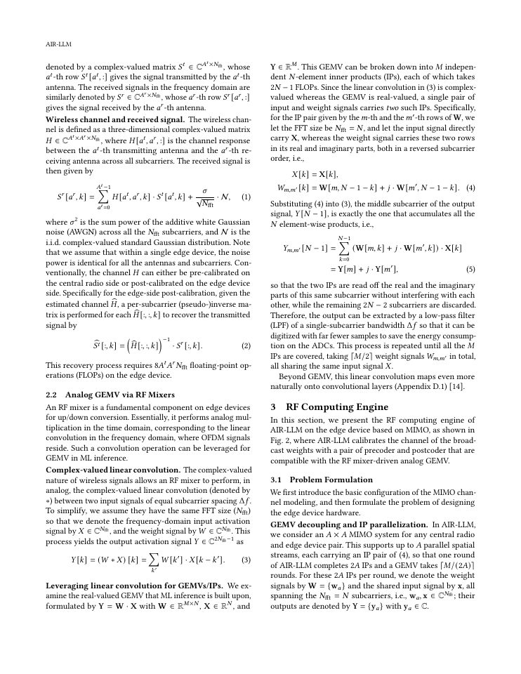 Page 3 of AIR-LLM: Broadcasting AI Weights over Radio for Memory-Free Edge LLM Inference via RF Computing