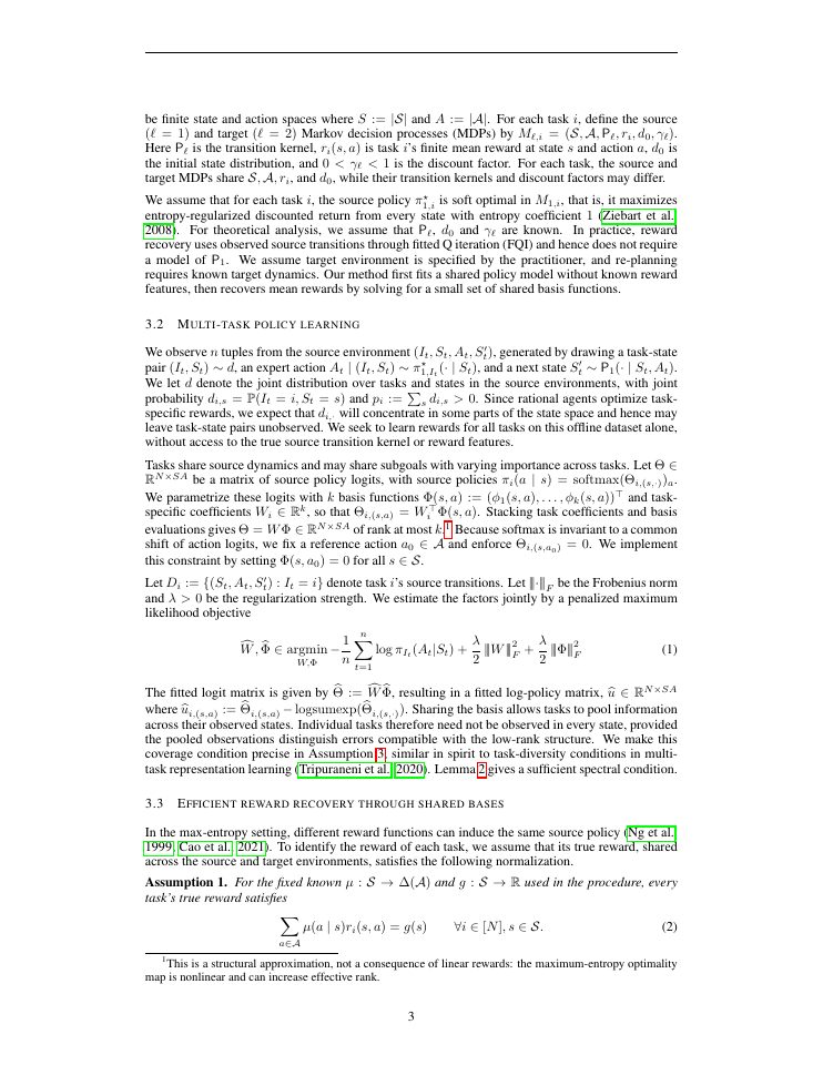 Page 3 of Scalable Multi-Task Inverse Reinforcement Learning
