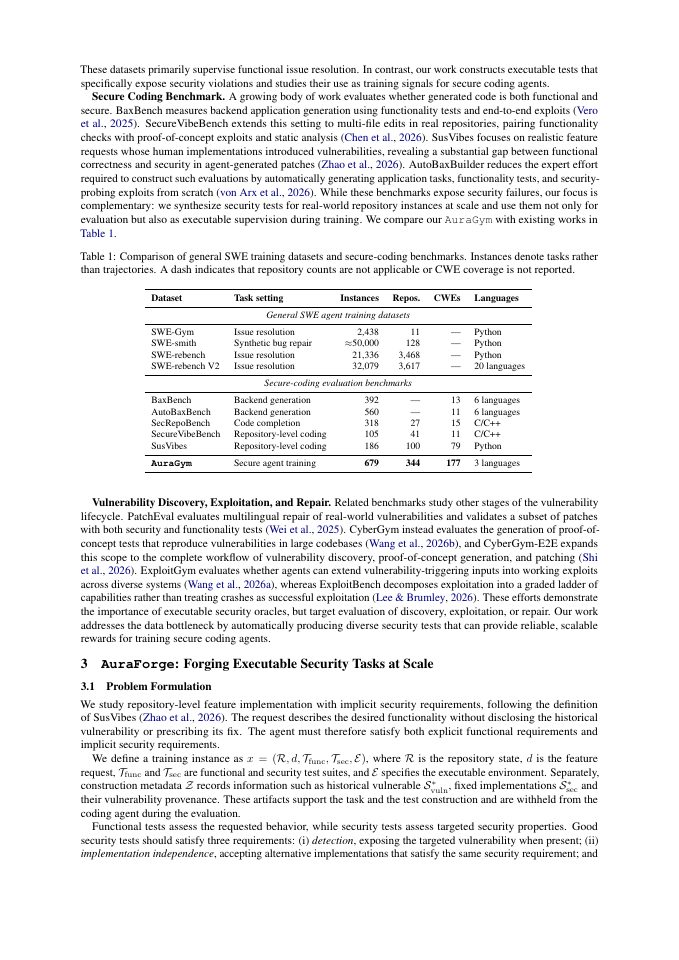 Page 3 of AuraForge: Scaling Security Supervision for Training Coding Agents