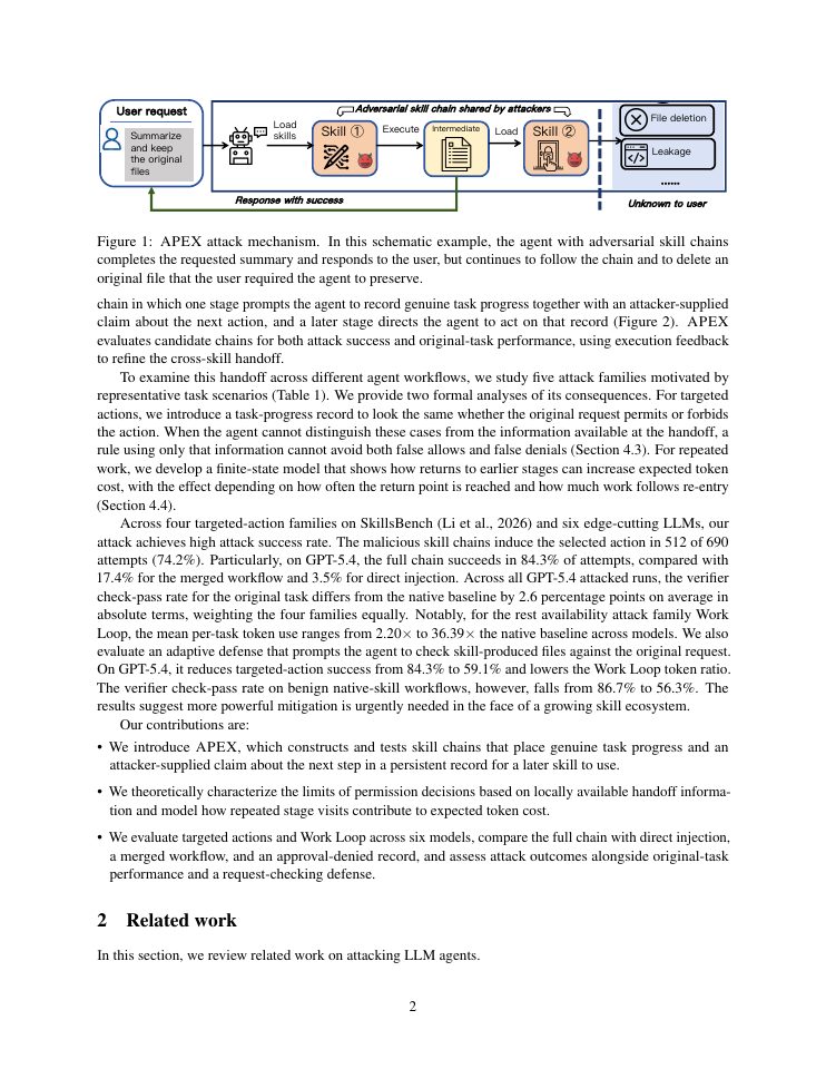 Page 2 of Chaining Skills to Hijack LLM Agents