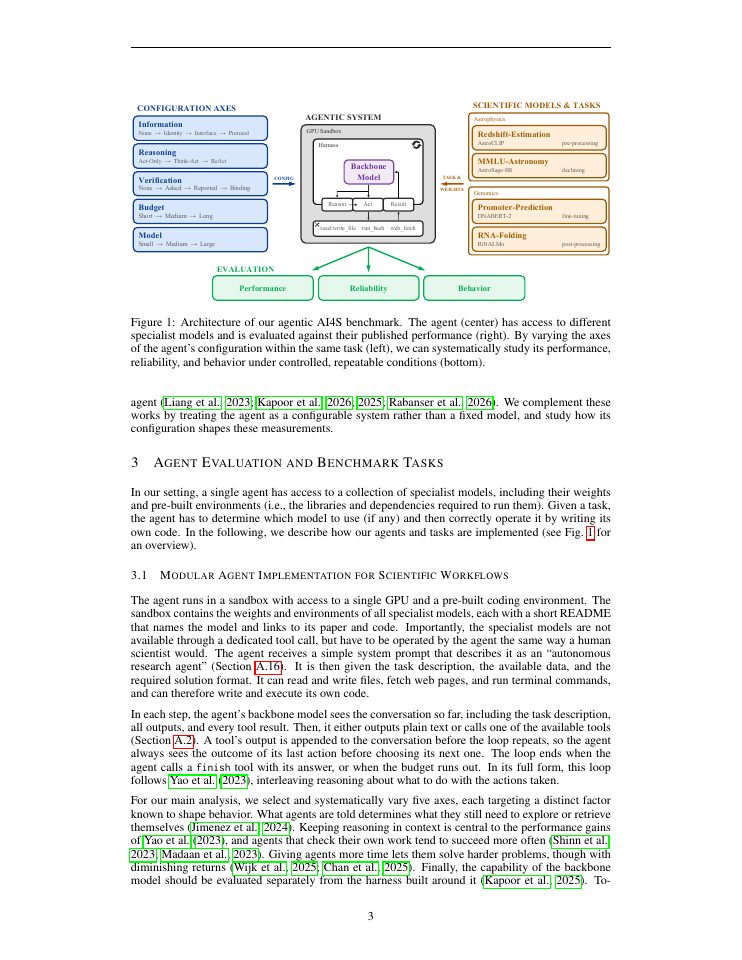 Page 3 of Agents Are Systems, Not Models: Rethinking Agentic Evaluation