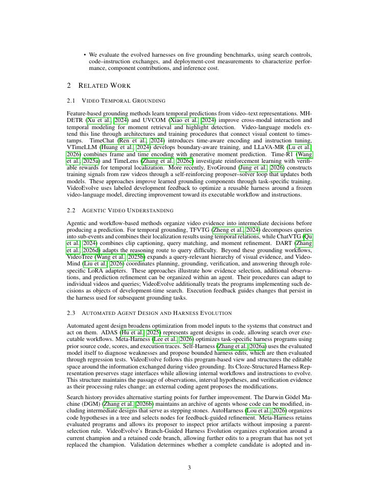 Page 3 of VideoEvolve: Evolving Agent Harnesses for Video Temporal Grounding
