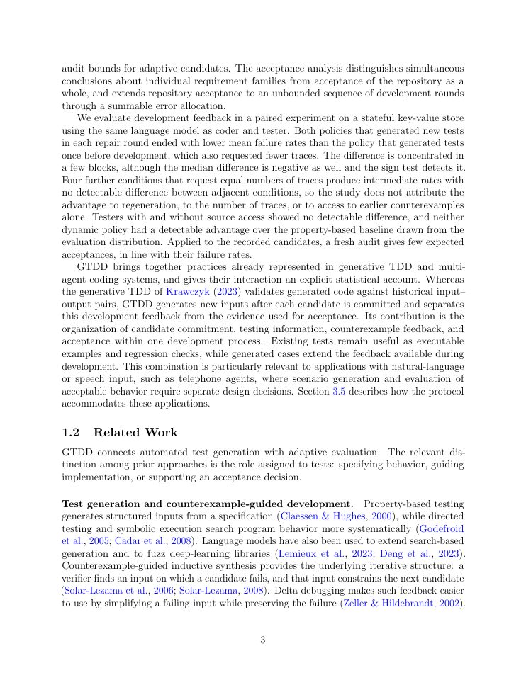 Page 3 of GTDD: Generative Test-Driven Development for AI Coding Agents with Adversarial Testing