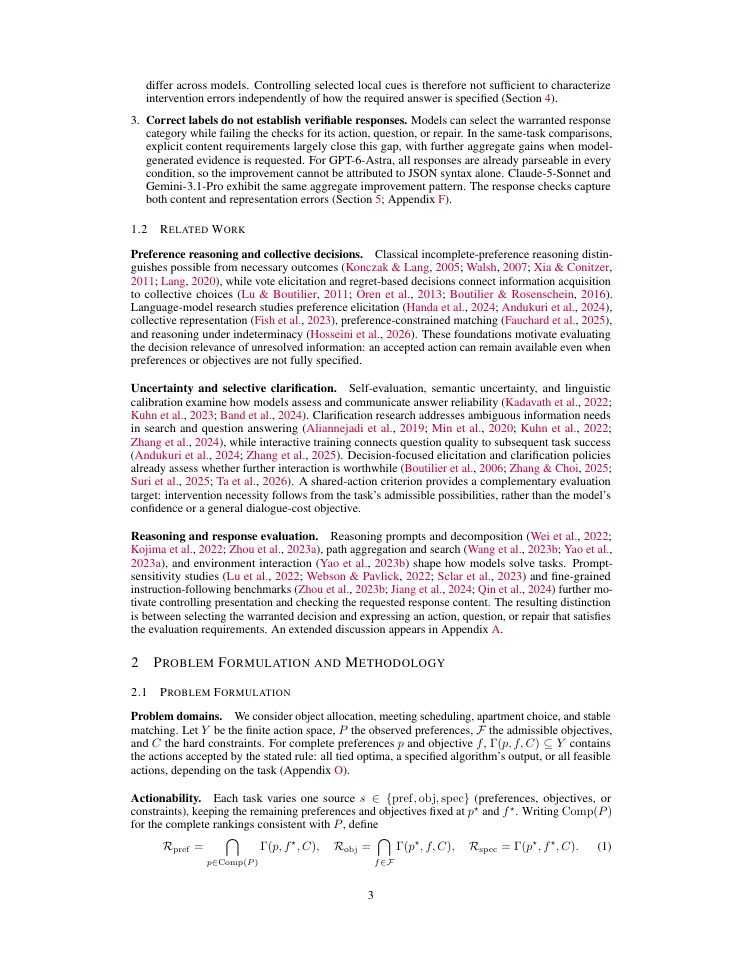 Page 3 of Ask, Relax, or Act? Evaluating Actionable Indeterminacy in LLM Preference Reasoning