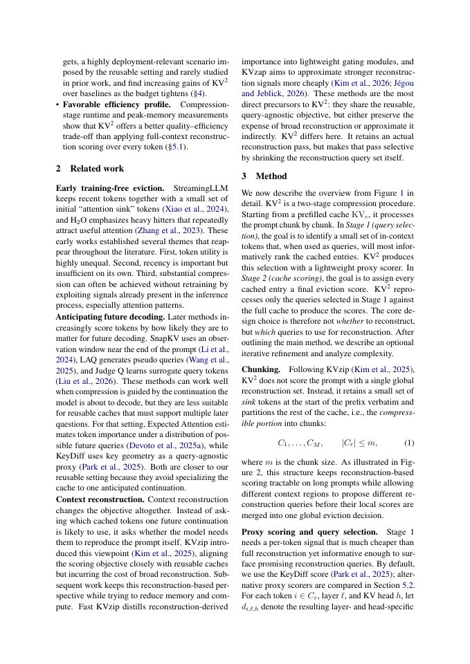 Page 3 of KV$^2$: A Self-Refining KV Cache