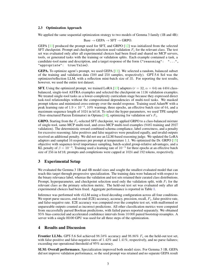 Page 3 of Toward SLM-based agentic task-tool intent matching