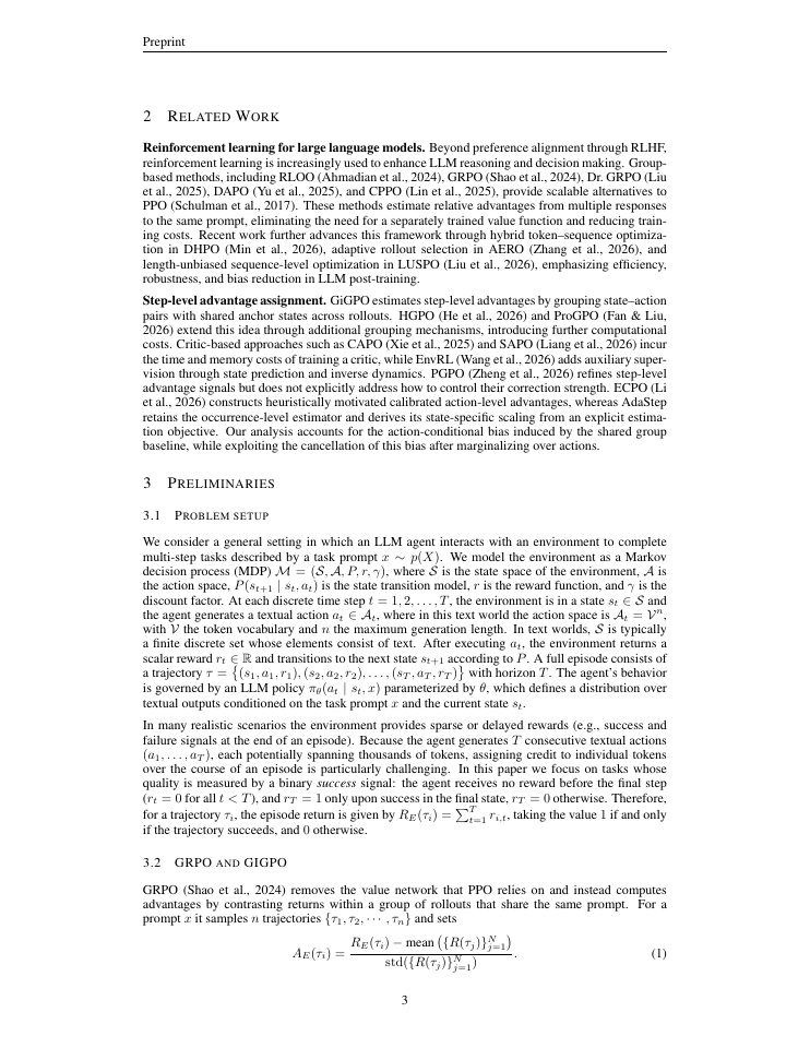 Page 3 of AdaStep: Adaptive Step Credit Weighting for Agentic Reinforcement Learning