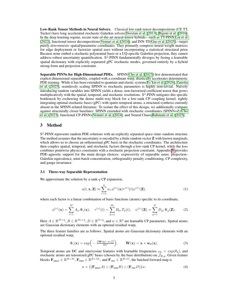 Page 3 of S$^{2}$-PINN: Stochastic Separable Physics-Informed Neural Networks