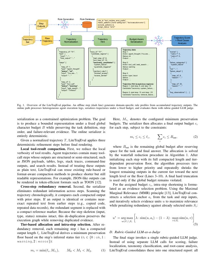 Page 3 of Lightweight, Rubric-Guided Trajectory Evaluation for Production AI Agents