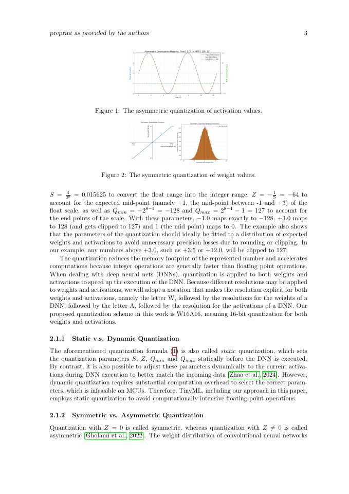 Page 3 of 16-bit Precision of Convolutional Neural Networks on Microcontroller Units for 8-bit Costs