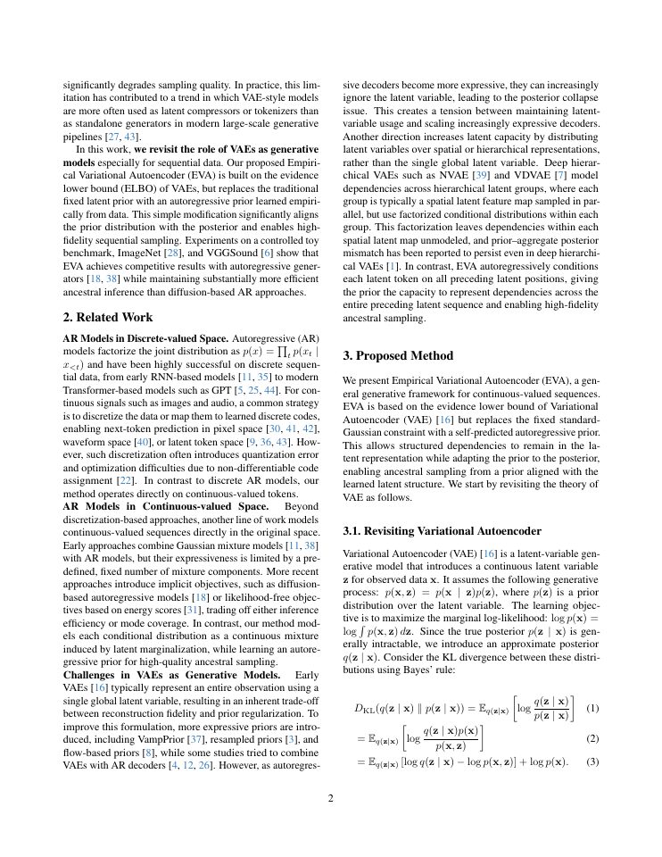 Page 2 of Empirical Variational Autoencoder
