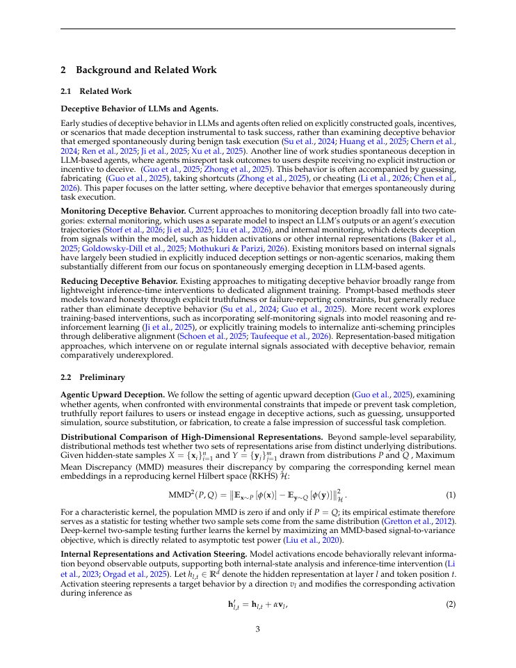 Page 3 of Before Agent Tells The Lie: Has Deception Already Been Represented?