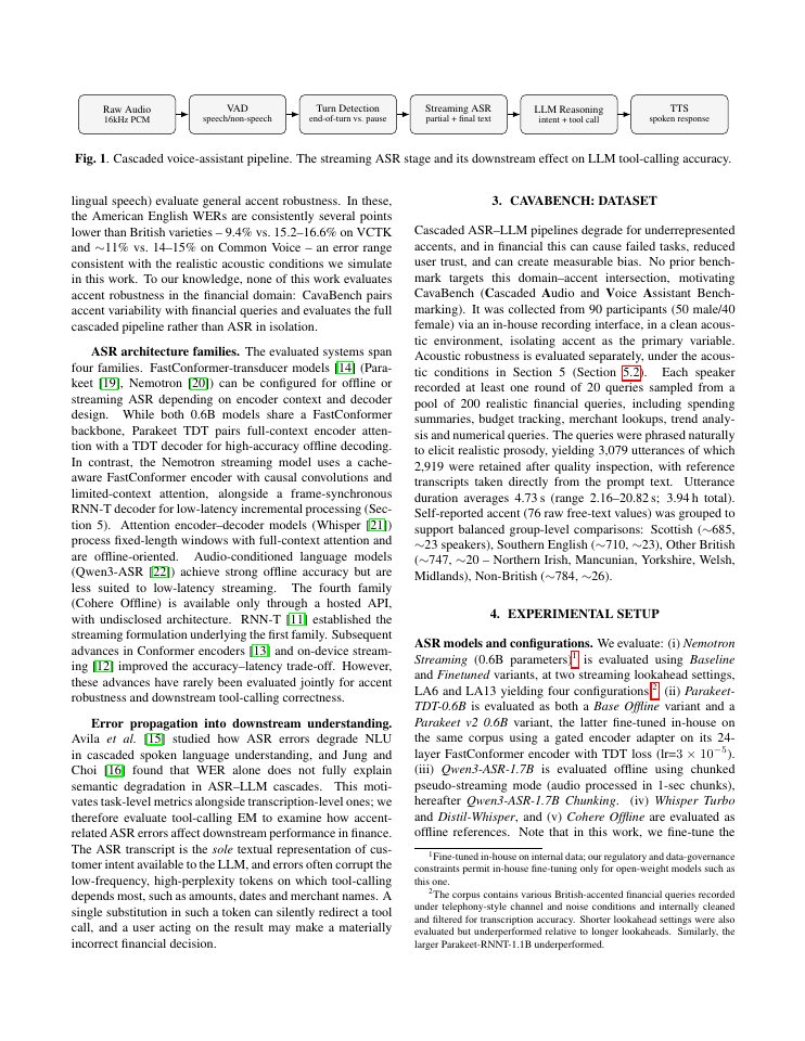 Page 2 of Mind the Accent Gap: British Accent Robustness in Speech-Driven Financial Voice Assistants
