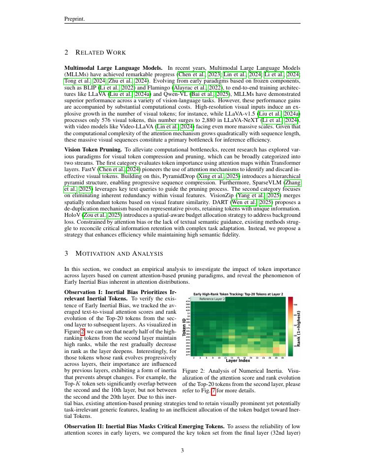 Page 3 of DIPrune: Task-Aware Token Pruning with Dual Importance for Efficient Multimodal Language Models