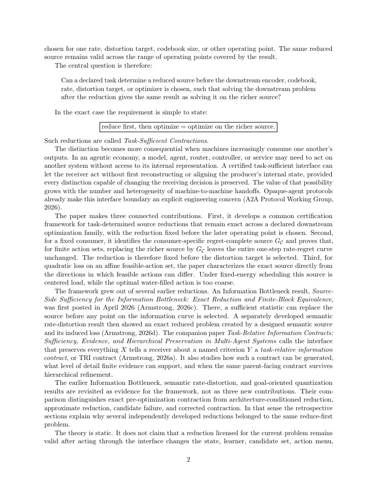 Page 2 of Task-Sufficient Contraction: Source Selection for Machine Information Interfaces