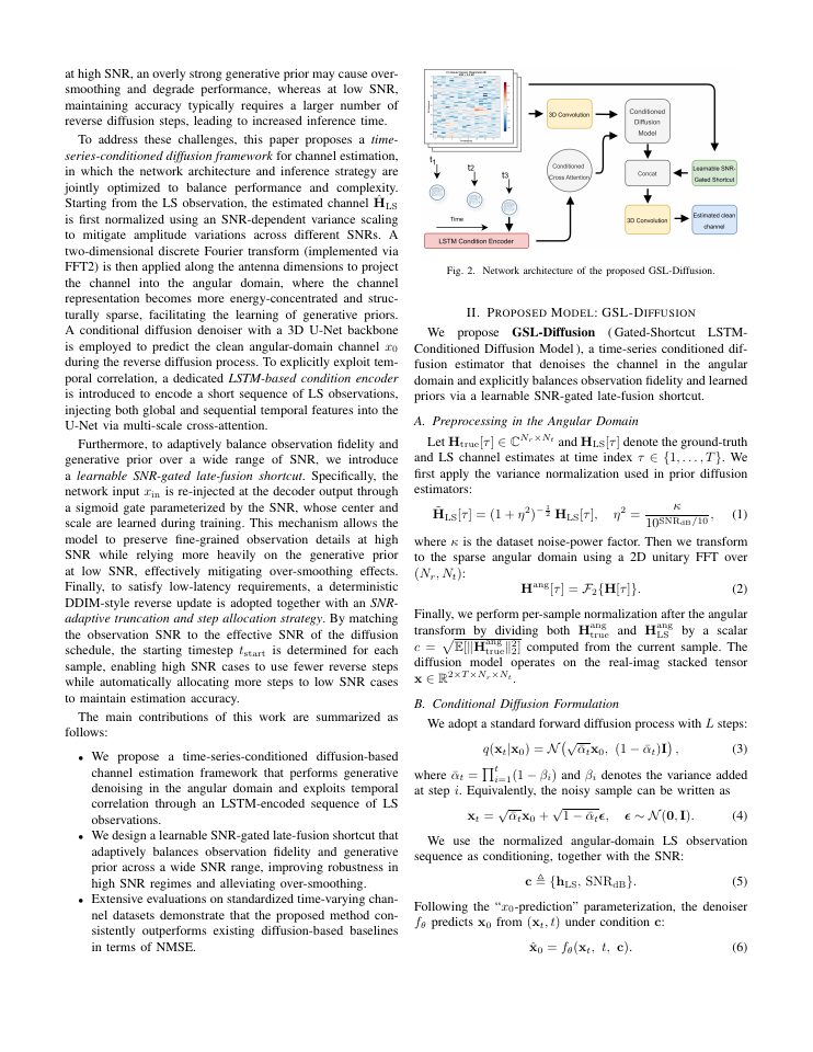 Page 2 of SNR-Gated LSTM-Conditioned Diffusion Model for MIMO Channel Estimation