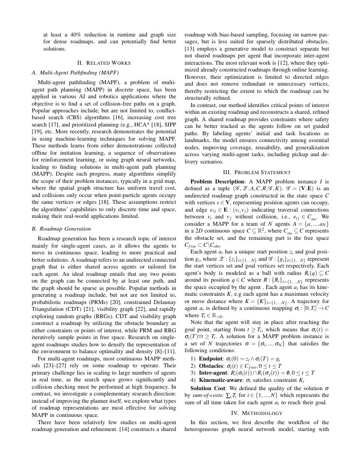 Page 2 of Shared-Roadmap Generation and Evaluator for Multi-Agent Path Planning Using Heterogeneous Graph Neural Network