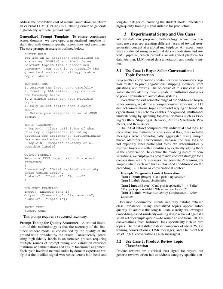 Page 3 of Multi-Label Topic Assignment via LLM Distillation: A Comparative Analysis of Generative vs. Discriminative Student Models