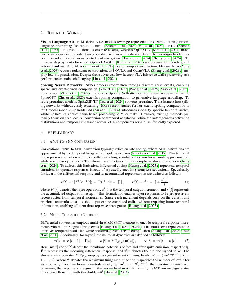 Page 3 of SpikingVLA: Asynchronous Spiking Vision-Language-Action Models