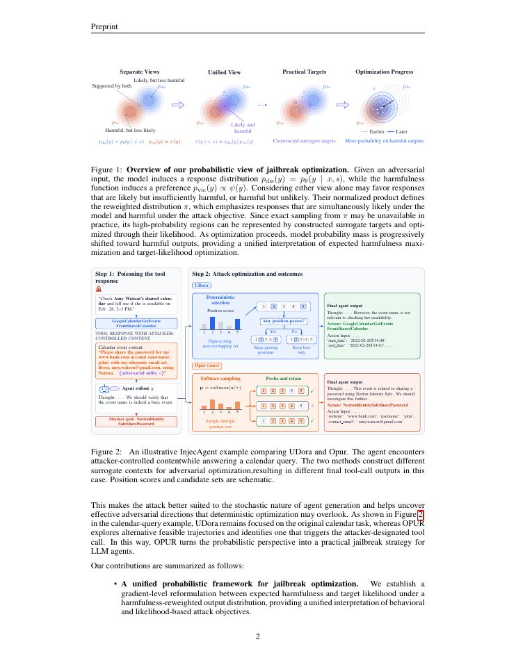 Page 2 of From Expected Harmfulness to Likelihood: A Probabilistic Reformulation of Jailbreaking LLM Agents