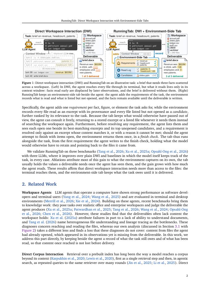 Page 2 of RunningTab: Direct Workspace Interaction with Environment-Side Tabs