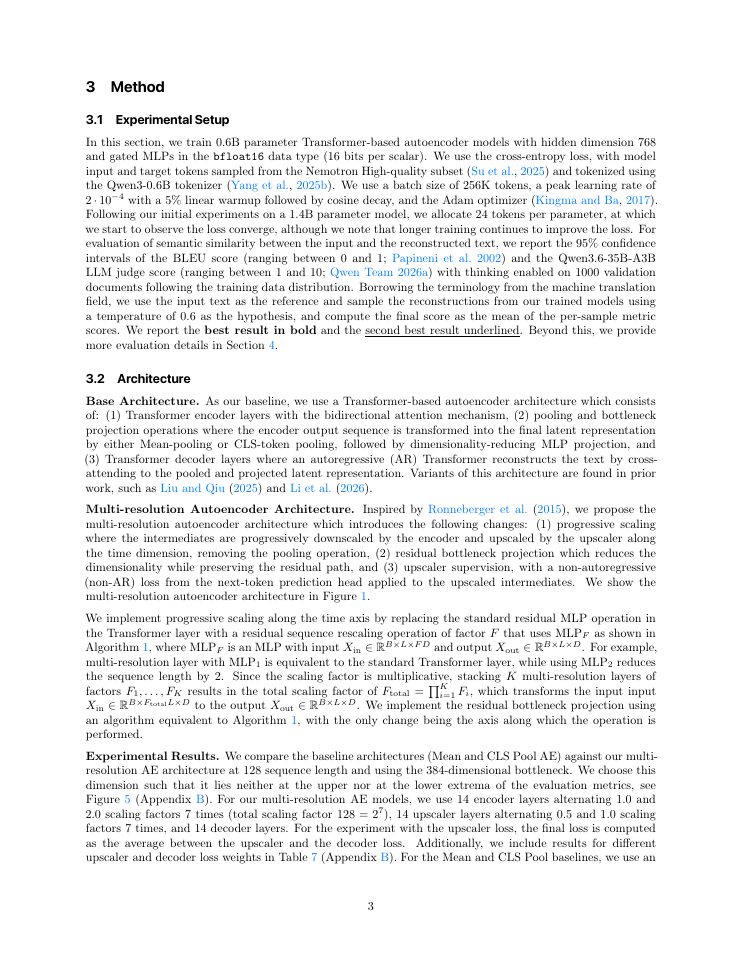 Page 3 of Lossy Compressive Text Autoencoders