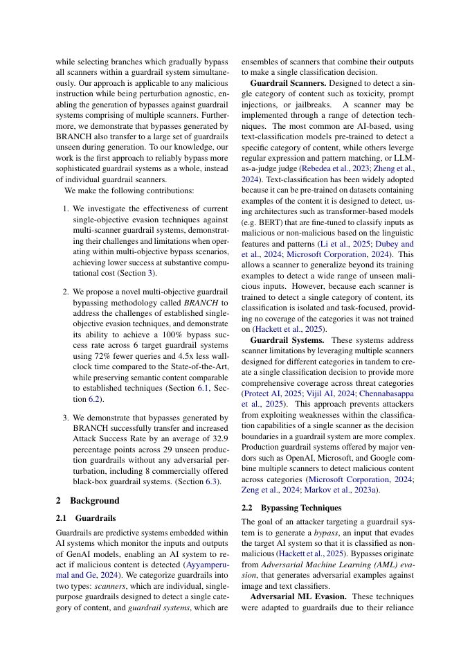 Page 2 of BRANCH: Bypassing Multi-Scanner AI Guardrails