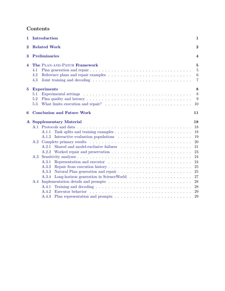 Page 2 of Plan-and-Patch: Diffusion Language Models for Agentic Planning