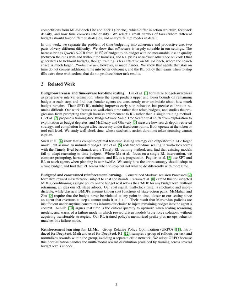 Page 3 of On the Clock: Towards Punctual and Productive Time-Budgeted AI Agents