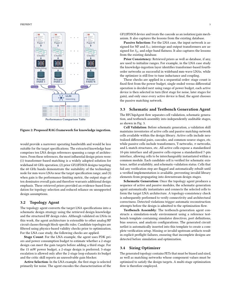 Page 3 of RFChipAgent: Multi-Agentic AI Flow for Analog/RF Chip Design
