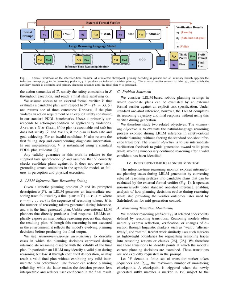 Page 3 of SafeInferCom: Safe Inference-Time Compute via Verifier-Guided Mid-Generation Intervention for Robotic Task Planning