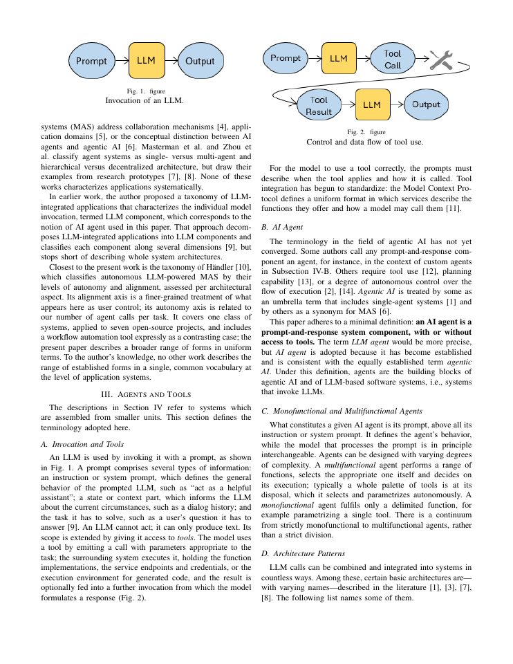 Page 2 of Forms of LLM-Integrated Applications from LLM-Chats to Autonomous AI Agent System