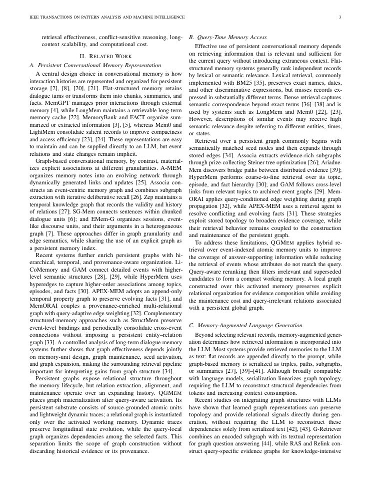 Page 3 of Event-Centric Memory with Query-Aware Graph Augmentation for Long-Term Conversational Agents