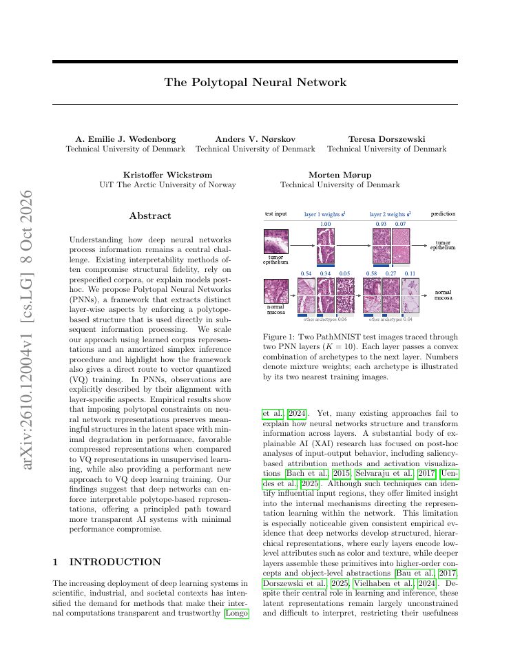 First page of The Polytopal Neural Network