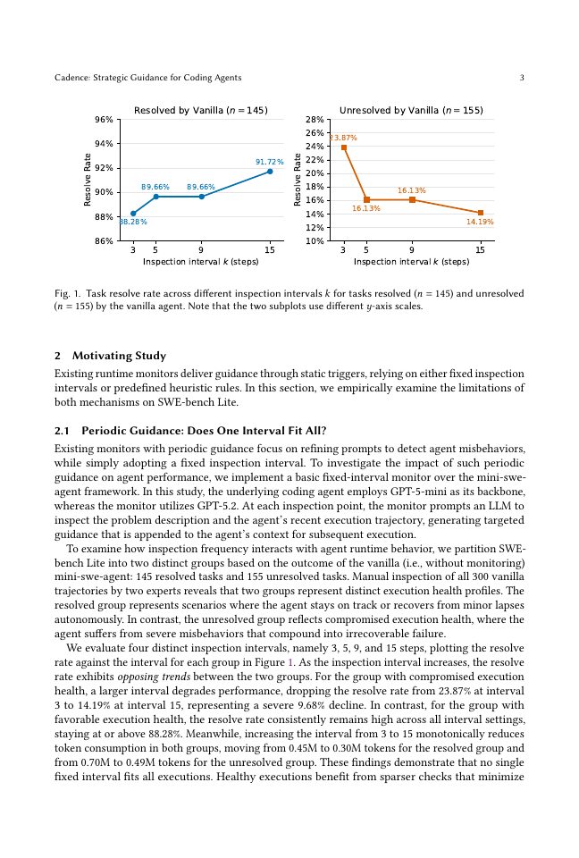 Page 3 of Cadence: Strategic Guidance for Coding Agents