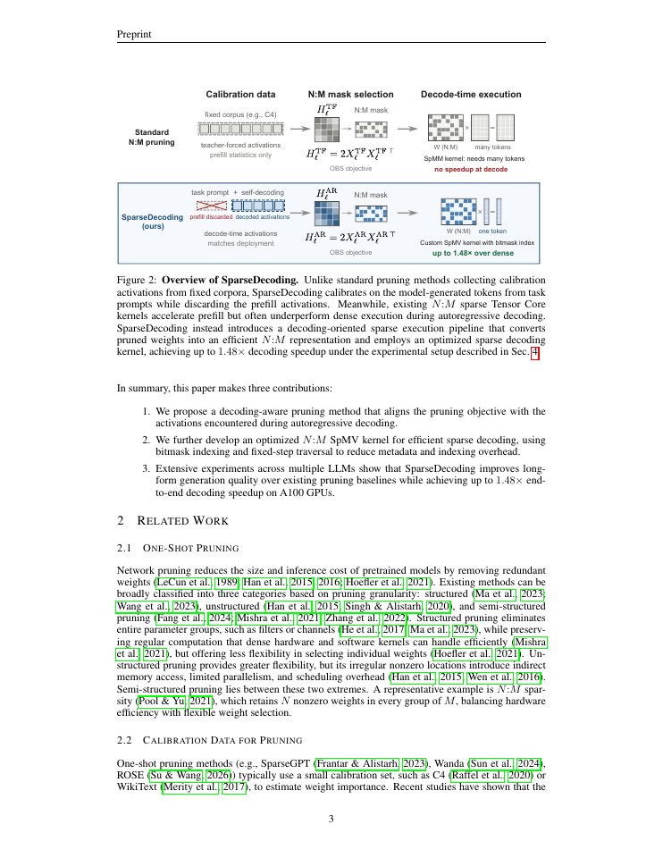 Page 3 of SparseDecoding: Decoding-Aware Pruning for Accurate and Efficient LLM Inference