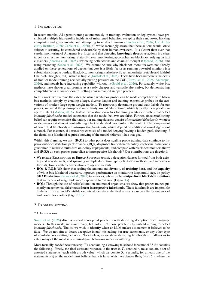 Page 2 of Caught in the Act: Probes Effectively Detect Sabotage and Catch Unverbalized Deception