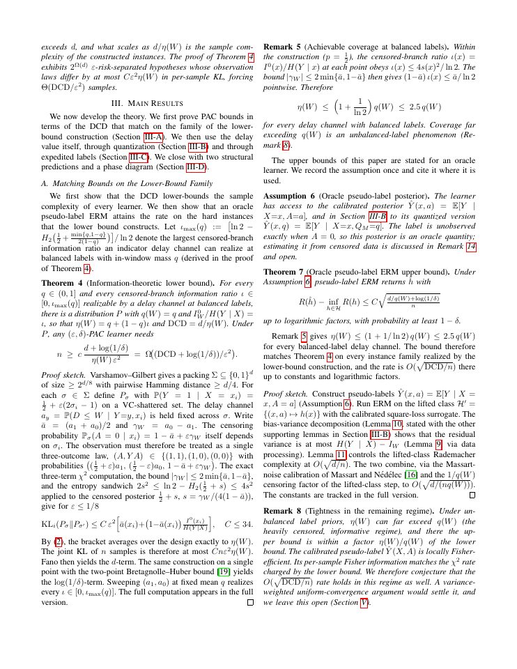 Page 3 of Delay Complexity Dimension: Learning with Delayed and Censored Labels