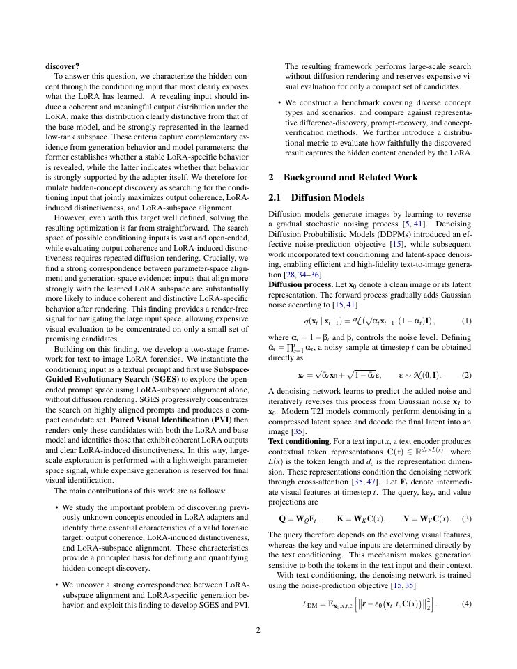 Page 2 of Discovering Undisclosed Concepts in LoRA Adapters for Diffusion-Based AIGC Models