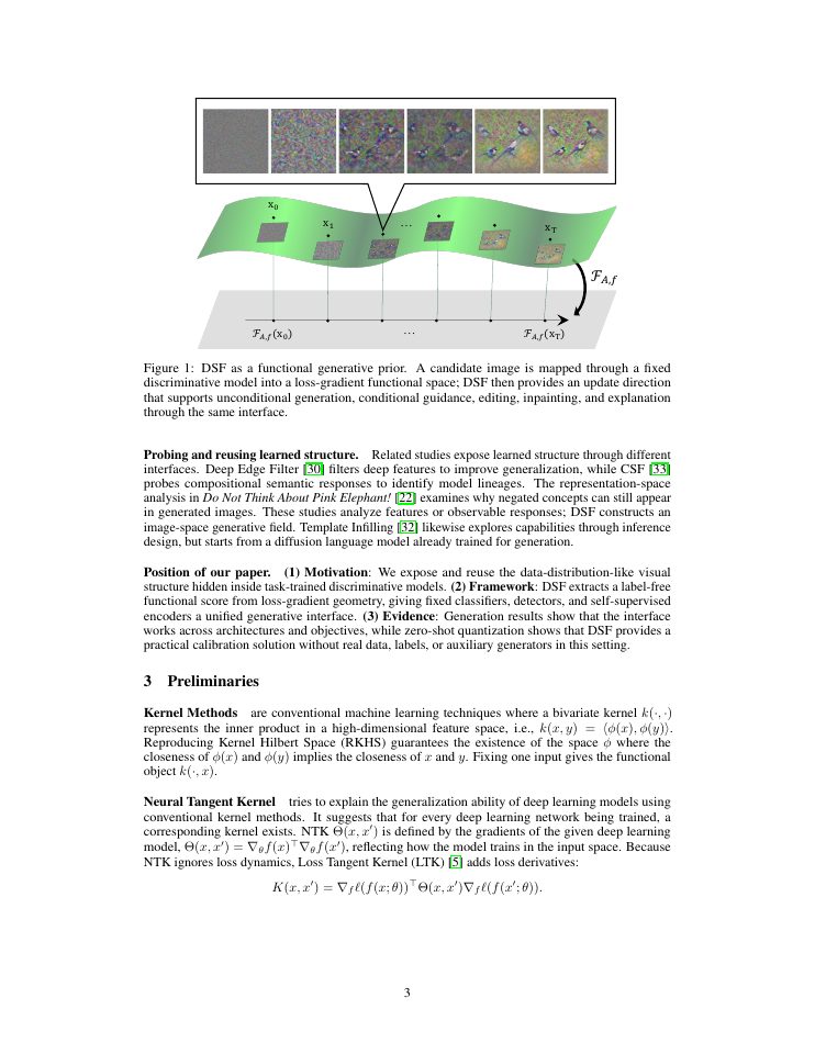 Page 3 of Discriminative Score Function: Turning Pretrained Models into Functional Generative Priors