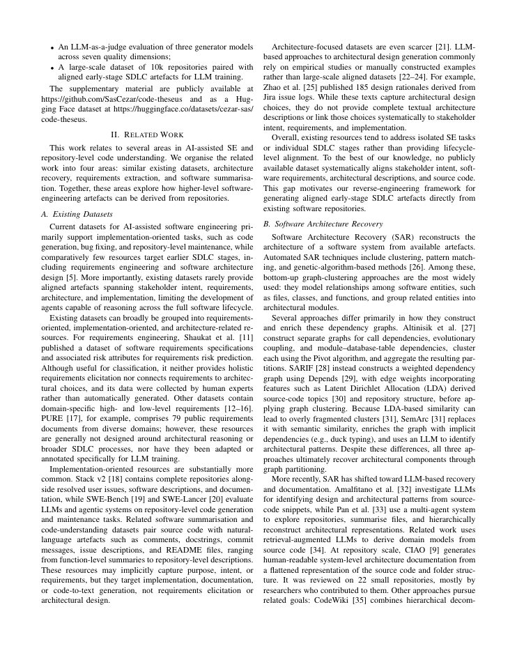 Page 2 of The Code of Theseus: Can Agents Rebuild Software from Recovered Design Documents?