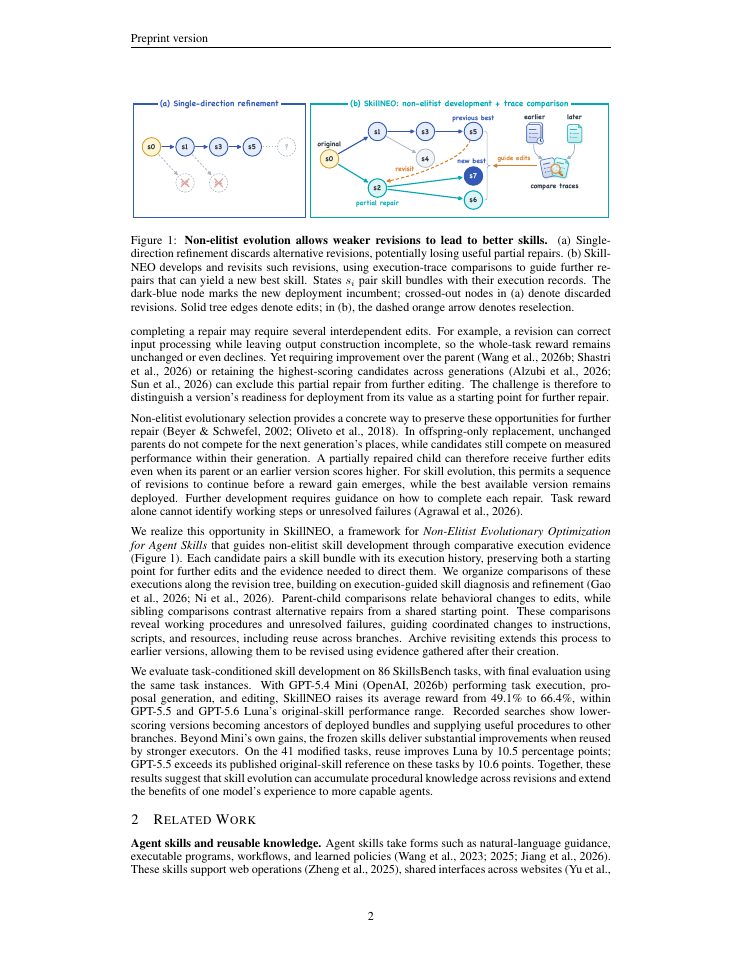 Page 2 of SkillNEO: Non-Elitist Evolutionary Optimization of Agent Skills