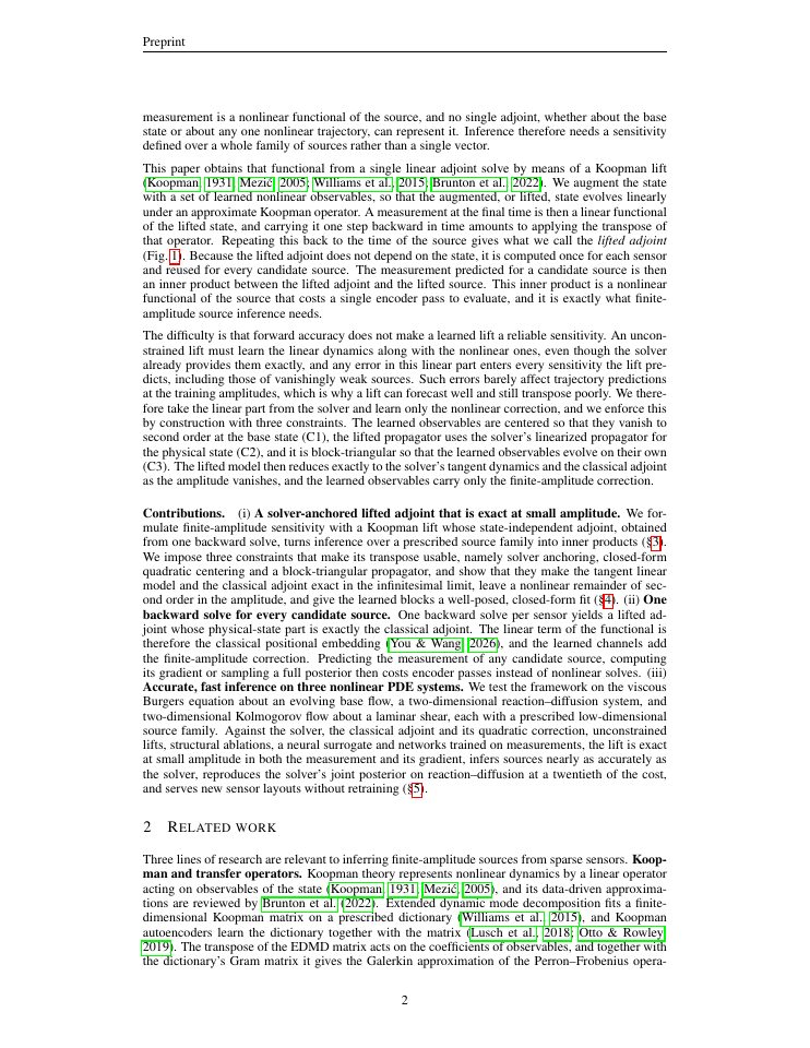 Page 2 of SALTO: Solver-Anchored Lifted Transfer Operators for Nonlinear Event Inference