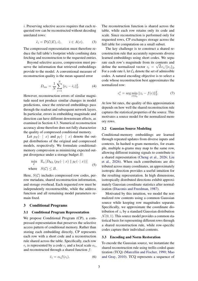 Page 3 of N-Gram Memories at Two Bits: Quantizing Lookup Tables in Large Language Models
