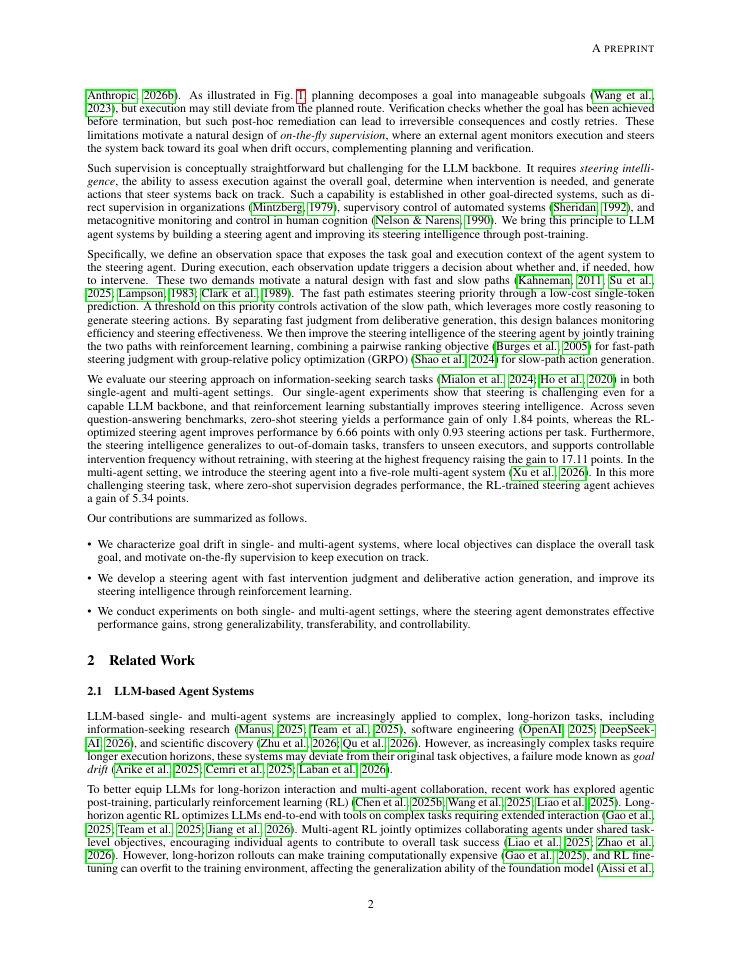 Page 2 of Learning to Steer LLM Agents and Multi-Agent Systems