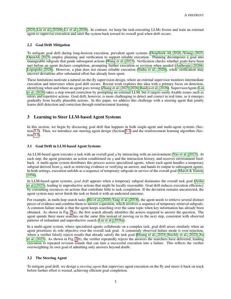 Page 3 of Learning to Steer LLM Agents and Multi-Agent Systems