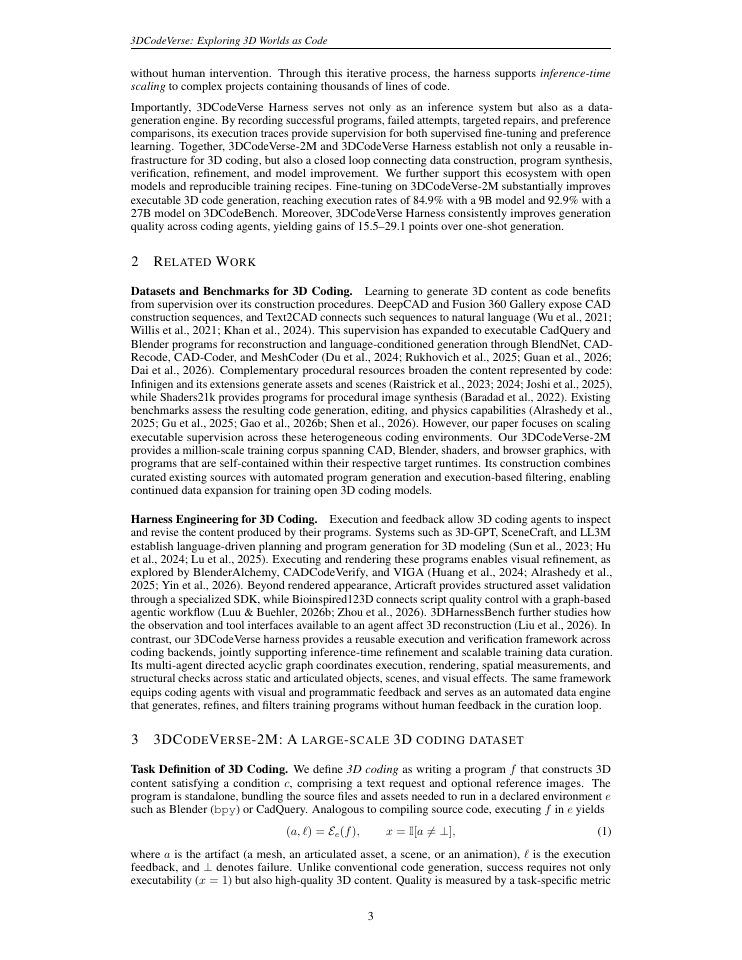 Page 3 of 3DCodeVerse: Exploring 3D Worlds as Code