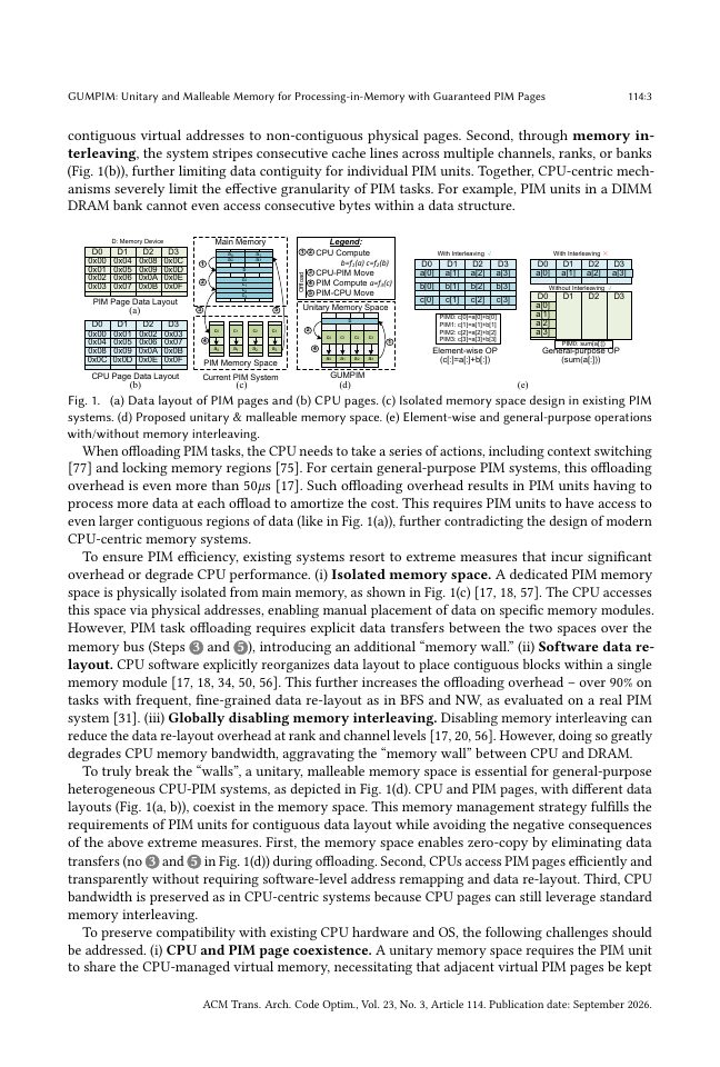 Page 3 of GUMPIM: Unitary and Malleable Memory for Processing-in-Memory with Guaranteed PIM Pages